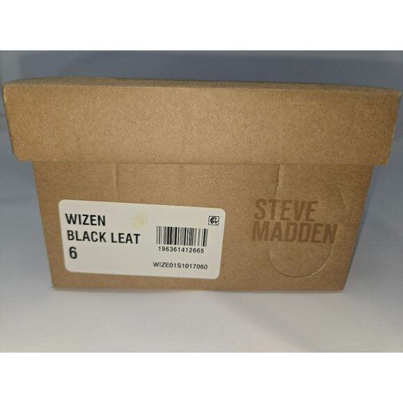 Steve Madden Womens Wizen Leather Slide Sandals 6 - Picture 4 of 5